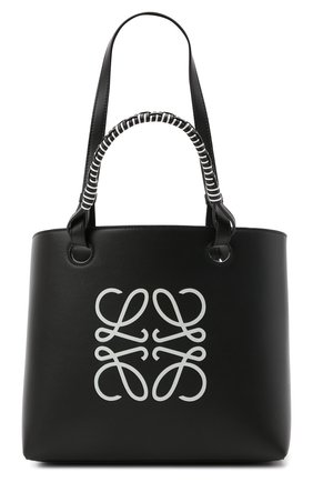 Женский сумка-тоут anagram LOEWE черного цвета по цене 157000 руб., арт. A717S72X11 | Фото 1 Женский сумка-тоут anagram LOEWE черного цвета, арт. A717S72X11 | Фото 1