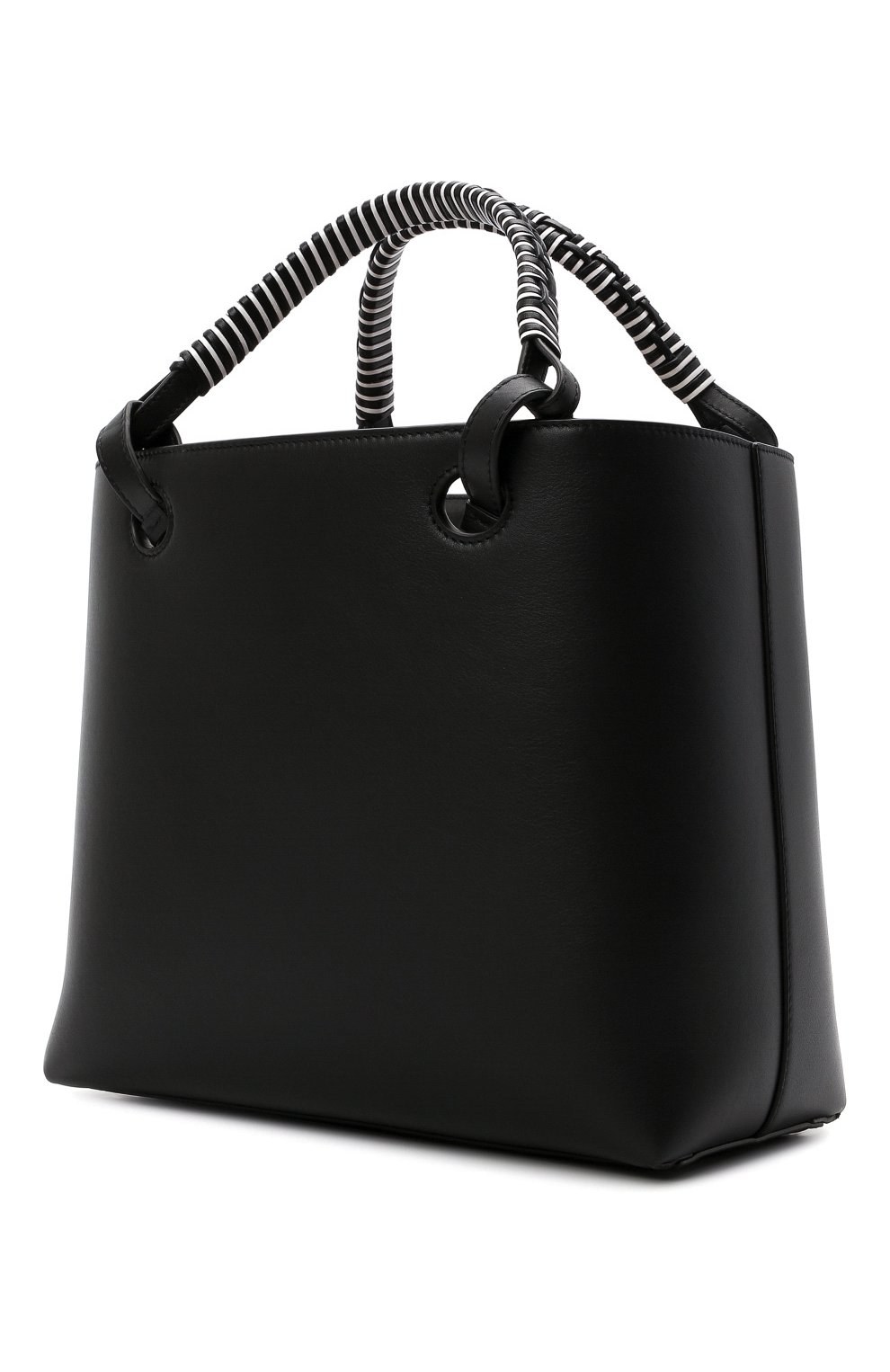 Женский сумка-тоут anagram LOEWE черно-белого цвета по цене 1815000 тенге, арт. A717S72X11 | Фото 4 Женский сумка-тоут anagram LOEWE черно-белого цвета, арт. A717S72X11 | Фото 4 (Сумки-технические: Сумки-шопперы; Размер: medium; Материал: Натуральная кожа)