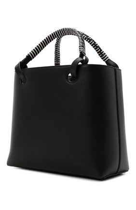 Женский сумка-тоут anagram LOEWE черно-белого цвета по цене 1815000 тенге, арт. A717S72X11 | Фото 4 Женский сумка-тоут anagram LOEWE черно-белого цвета, арт. A717S72X11 | Фото 4 (Сумки-технические: Сумки-шопперы; Размер: medium; Материал: Натуральная кожа)