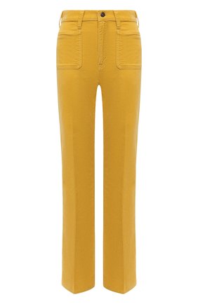 Женские хлопковые брюки POLO RALPH LAUREN желтого цвета по цене 18900 руб., арт. 211843365 | Фото 1 Женские хлопковые брюки POLO RALPH LAUREN желтого цвета, арт. 211843365 | Фото 1