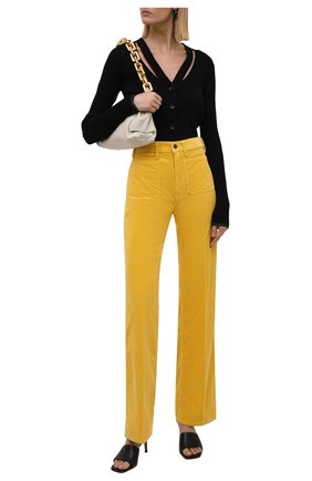Женские хлопковые брюки POLO RALPH LAUREN желтого цвета по цене 18900 руб., арт. 211843365 | Фото 2 Женские хлопковые брюки POLO RALPH LAUREN желтого цвета, арт. 211843365 | Фото 2