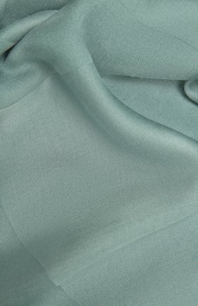 Женский шарф GIORGIO ARMANI светло-зеленого цвета по цене 33750 руб., арт. 795312/1A134 | Фото 2 Женский шарф GIORGIO ARMANI светло-зеленого цвета, арт. 795312/1A134 | Фото 2