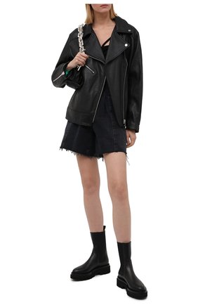Женские кожаные ботинки SANTONI черного цвета по цене 62650 руб., арт. WTEI59524G0MNUDYN01 | Фото 2 Женские кожаные ботинки SANTONI черного цвета, арт. WTEI59524G0MNUDYN01 | Фото 2 (Подошва: Платформа; Каблук высота: Низкий; Материал внутренний: Натуральная кожа; Женское Кросс-КТ: Челси-ботинки; Материал внешний: Кожа)