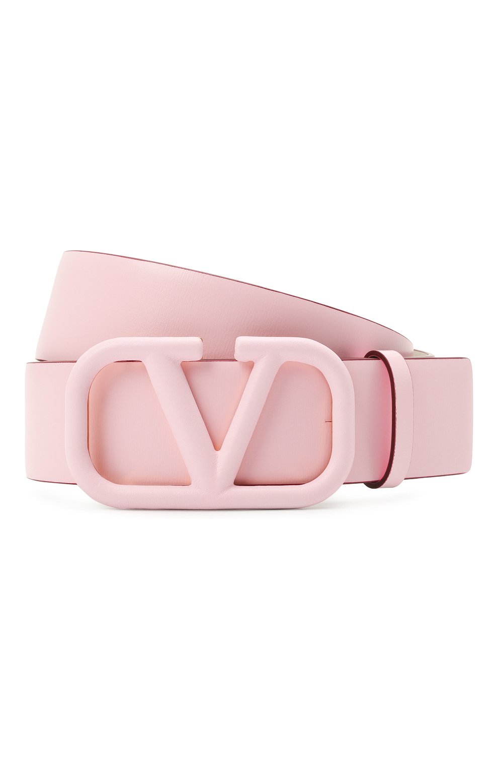 Женский розовый кожаный ремень VALENTINO купить в интернет-магазине ЦУМ ...