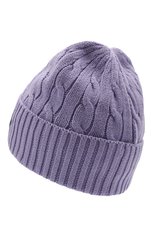 Женская хлопковая шапка POLO RALPH LAUREN сиреневого цвета, арт. 455849474 | Фото 2 (Материал: Текстиль, Хлопок)