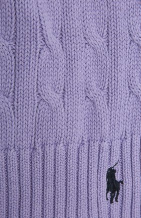 Женский хлопковый шарф POLO RALPH LAUREN сиреневого цвета по цене 11650 руб., арт. 455849473 | Фото 2 Женский хлопковый шарф POLO RALPH LAUREN сиреневого цвета, арт. 455849473 | Фото 2 (Материал: Текстиль, Хлопок)