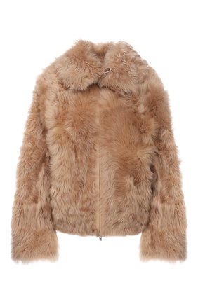 Женская шуба из овчины LORO PIANA бежевого цвета по цене 599500 руб., арт. FAL7261 | Фото 1 Женская шуба из овчины LORO PIANA бежевого цвета, арт. FAL7261 | Фото 1 (Материал внешний: Натуральный мех; Рукава: Длинные; Длина (верхняя одежда): Короткие; Стили: Гламурный)