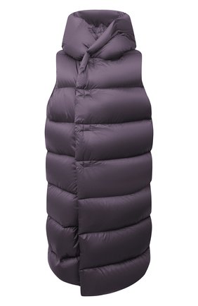 Женский пуховый жилет RICK OWENS фиолетового цвета по цене 145000 руб., арт. RP02A7914/NZD3 | Фото 1 Женский пуховый жилет RICK OWENS фиолетового цвета, арт. RP02A7914/NZD3 | Фото 1