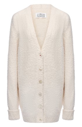 Женский хлопковый кардиган MAISON MARGIELA кремвого цвета по цене 74950 руб., арт. S51GP0226/S17664 | Фото 1 Женский хлопковый кардиган MAISON MARGIELA кремвого цвета, арт. S51GP0226/S17664 | Фото 1
