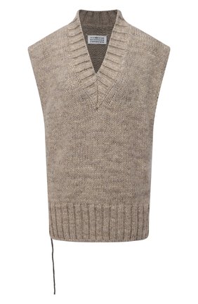 Женский жилет из шерсти и хлопка MAISON MARGIELA бежевого цвета по цене 45450 руб., арт. S51TH0081/S17802 | Фото 1 Женский жилет из шерсти и хлопка MAISON MARGIELA бежевого цвета, арт. S51TH0081/S17802 | Фото 1