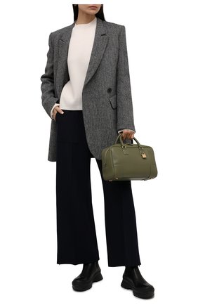 Женские комбинированные ботинки JIL SANDER черного цвета по цене 83850 руб., арт. JP37002A-14510 | Фото 2 Женские комбинированные ботинки JIL SANDER черного цвета, арт. JP37002A-14510 | Фото 2 (Подошва: Платформа; Материал внутренний: Натуральная кожа; Каблук высота: Средний; Женское Кросс-КТ: Без шнуровки-ботинки)