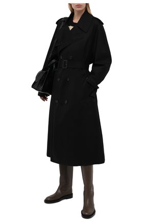 Женские кожаные сапоги JIL SANDER темно-коричневого цвета по цене 144000 руб., арт. JS35043A-14031 | Фото 2 Женские кожаные сапоги JIL SANDER темно-коричневого цвета, арт. JS35043A-14031 | Фото 2 (Каблук высота: Низкий; Подошва: Платформа; Материал внутренний: Натуральная кожа; Высота голенища: Высокие; Каблук тип: Устойчивый; Материал внешний: Кожа; Материал утеплителя: Без утеплителя; Длина стельки: 26,5, 25,8; толщина подошвы: 2,1; ширина носка стельки: 8,3; высота каблука: 3,9)
