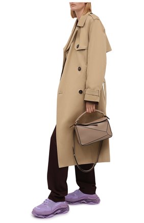 Женские текстильные кроссовки triple s BALENCIAGA сиреневого цвета по цене 96300 руб., арт. 544351/W2GA1 | Фото 2 Женские текстильные кроссовки triple s BALENCIAGA сиреневого цвета, арт. 544351/W2GA1 | Фото 2