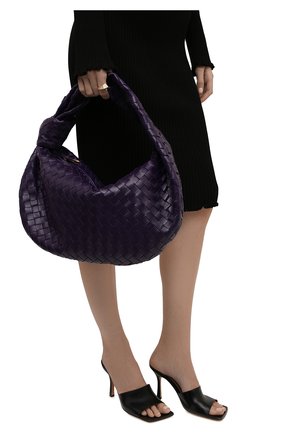 Женская сумка jodie small BOTTEGA VENETA фиолетового цвета по цене 226000 руб., арт. 600261/VCPP0 | Фото 2 Женская сумка jodie small BOTTEGA VENETA фиолетового цвета, арт. 600261/VCPP0 | Фото 2 (Материал: Натуральная кожа; Сумки-технические: Сумки top-handle; Размер: small)