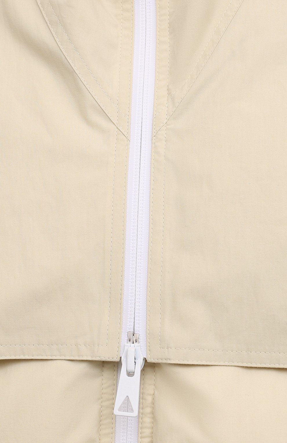 Женская пуховая куртка BOTTEGA VENETA белого цвета, арт. 659724/VKH50 | Фото 5 (Кросс-КТ: Куртка, Пуховик; Рукава: Длинные; Стили: Гламурный; Женское Кросс-КТ: Пуховик-куртка; Длина (верхняя одежда): До середины бедра; Материал внешний: Хлопок; Материал утеплителя: Пух и перо; Материал подклада: Хлопок)