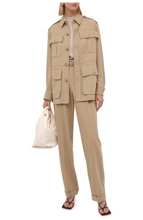 Женский шерстяной жакет RALPH LAUREN бежевого цвета по цене 196000 руб., арт. 290845724 | Фото 2 Женский шерстяной жакет RALPH LAUREN бежевого цвета, арт. 290845724 | Фото 2