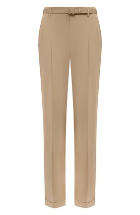 Женские шерстяные брюки RALPH LAUREN бежевого цвета по цене 109000 руб., арт. 290840158 | Фото 1 Женские шерстяные брюки RALPH LAUREN бежевого цвета, арт. 290840158 | Фото 1