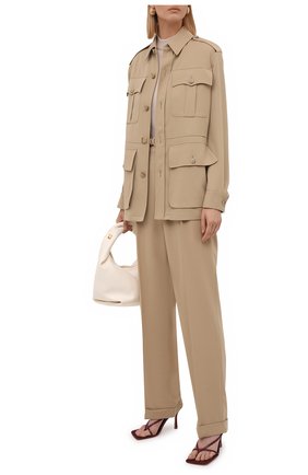 Женские шерстяные брюки RALPH LAUREN бежевого цвета по цене 109000 руб., арт. 290840158 | Фото 2 Женские шерстяные брюки RALPH LAUREN бежевого цвета, арт. 290840158 | Фото 2