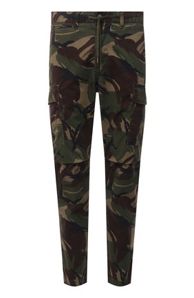 Мужские хлопковые брюки-карго POLO RALPH LAUREN хаки цвета по цене 15550 руб., арт. 710835172 | Фото 1 Мужские хлопковые брюки-карго POLO RALPH LAUREN хаки цвета, арт. 710835172 | Фото 1