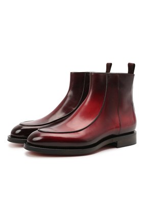 Мужские кожаные сапоги SANTONI бордового цвета по цене 92950 руб., арт. MCCG17671MD3HFULQ67 | Фото 1 Мужские кожаные сапоги SANTONI бордового цвета, арт. MCCG17671MD3HFULQ67 | Фото 1
