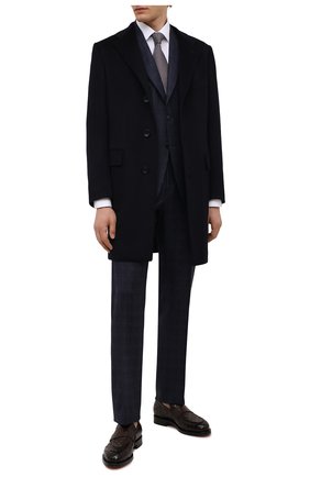Мужские кожаные лоферы SANTONI темно-коричневого цвета по цене 88200 руб., арт. MCCG17687MD3HVVDT50 | Фото 2 Мужские кожаные лоферы SANTONI темно-коричневого цвета, арт. MCCG17687MD3HVVDT50 | Фото 2