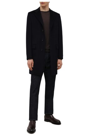 Мужские кожаные челси SANTONI темно-коричневого цвета по цене 64900 руб., арт. MCCG17838MH4H0BRQ67 | Фото 2 Мужские кожаные челси SANTONI темно-коричневого цвета, арт. MCCG17838MH4H0BRQ67 | Фото 2