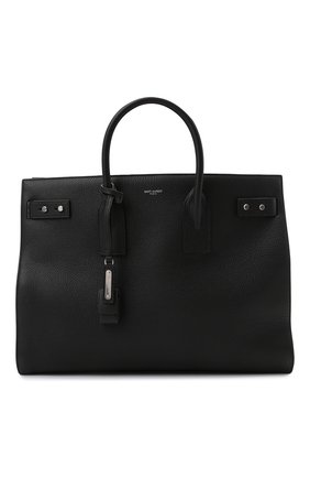 Мужская кожаная сумка-тоут sac de jour SAINT LAURENT черного цвета по цене 222000 руб., арт. 631526/DTI0E | Фото 1 Мужская кожаная сумка-тоут sac de jour SAINT LAURENT черного цвета, арт. 631526/DTI0E | Фото 1