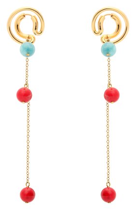 Женские серьги CRYSTALLINE JEWELLERY золотого цвета по цене 13160 руб., арт. 373С | Фото 1 Женские серьги CRYSTALLINE JEWELLERY золотого цвета, арт. 373С | Фото 1