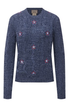 Женский хлопковый свитер POLO RALPH LAUREN синего цвета по цене 28400 руб., арт. 211845944 | Фото 1 Женский хлопковый свитер POLO RALPH LAUREN синего цвета, арт. 211845944 | Фото 1