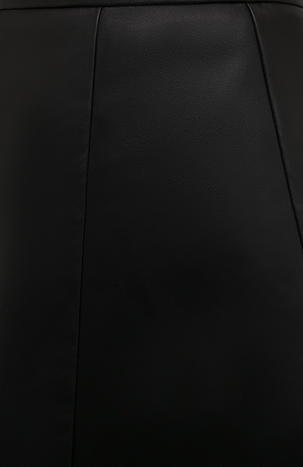 Женская кожаная юбка RALPH LAUREN черного цвета, арт. 290845544 | Фото 5 (Стили: Гламурный; Женское Кросс-КТ: Юбка-одежда; Длина Ж (юбки, платья, шорты): Миди, До колена; Материал внешний: Натуральная кожа; Материал подклада: Купро)