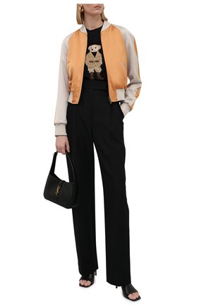 Женская хлопковая футболка RALPH LAUREN черного цвета по цене 38850 руб., арт. 290850991 | Фото 2 Женская хлопковая футболка RALPH LAUREN черного цвета, арт. 290850991 | Фото 2