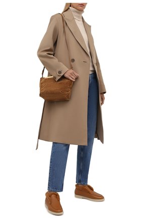 Женские кожаные ботинки yalta SANTONI светло-коричневого цвета по цене 49650 руб., арт. WUYA58457TISADEFC60 | Фото 2 Женские кожаные ботинки yalta SANTONI светло-коричневого цвета, арт. WUYA58457TISADEFC60 | Фото 2 (Каблук высота: Низкий; Подошва: Платформа; Материал утеплителя: Натуральный мех; Женское Кросс-КТ: Зимние ботинки; Материал внешний: Кожа)