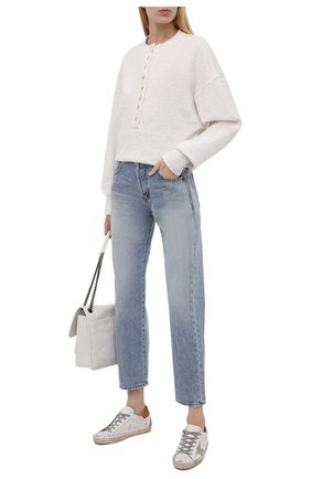 Женские кожаные кеды superstar GOLDEN GOOSE DELUXE BRAND белого цвета по цене 35650 руб., арт. GWF00102.F002182 | Фото 2 Женские кожаные кеды superstar GOLDEN GOOSE DELUXE BRAND белого цвета, арт. GWF00102.F002182 | Фото 2