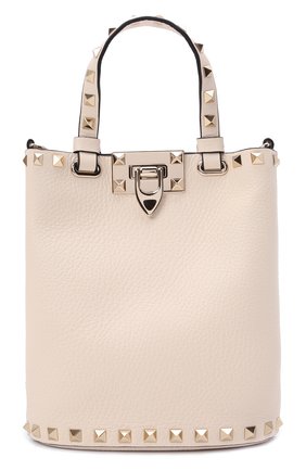 Женская сумка rockstud VALENTINO кремвого цвета по цене 77450 руб., арт. WW2P0W31/VSH | Фото 1 Женская сумка rockstud VALENTINO кремвого цвета, арт. WW2P0W31/VSH | Фото 1 (Материал: Натуральная кожа; Размер: small, mini; Сумки-технические: Сумки top-handle; Ремень/цепочка: На ремешке)