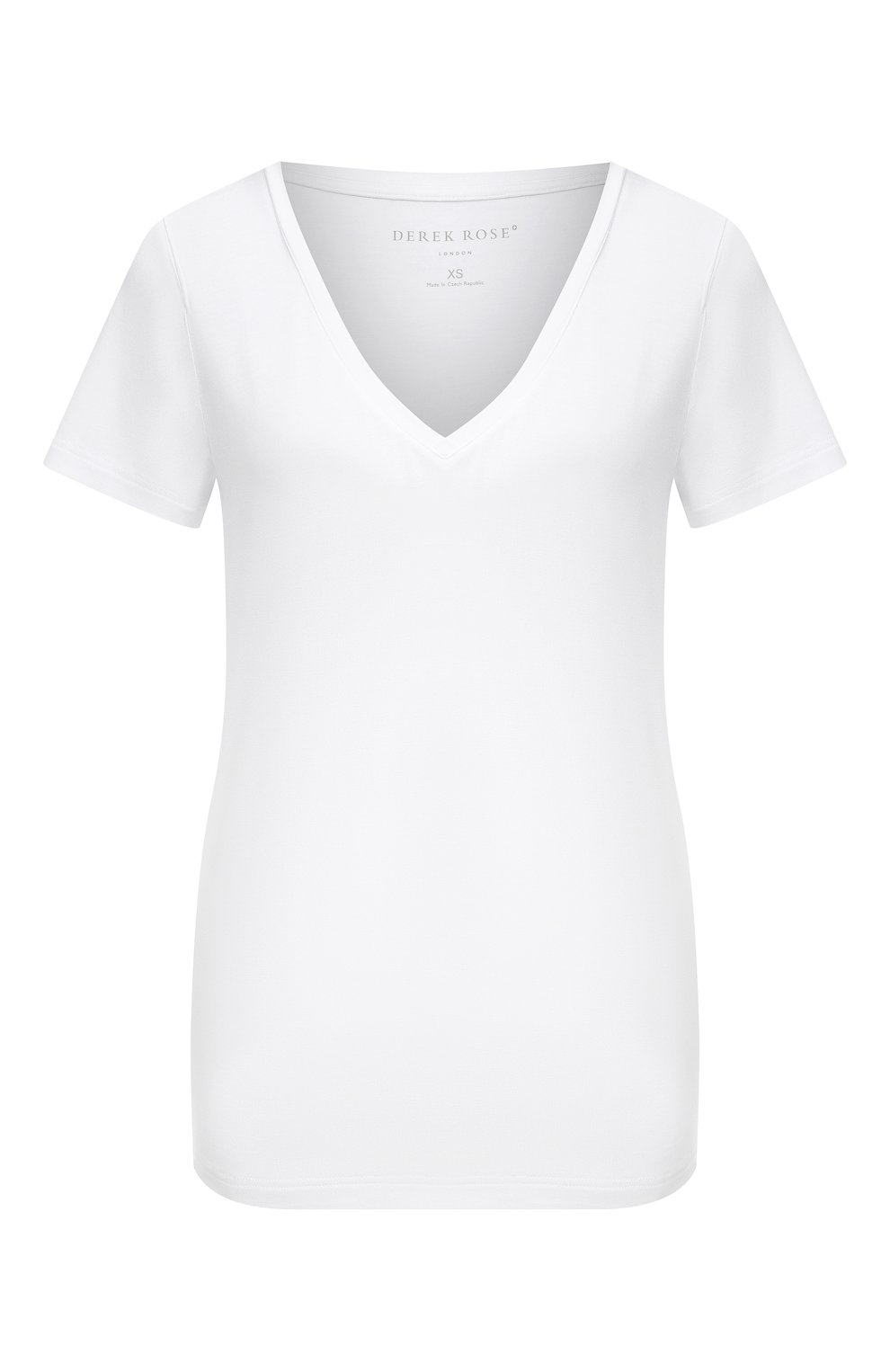 Фото Женская белая футболка DEREK ROSE, арт. 1281-LARA001 Чехия 1281-LARA001 