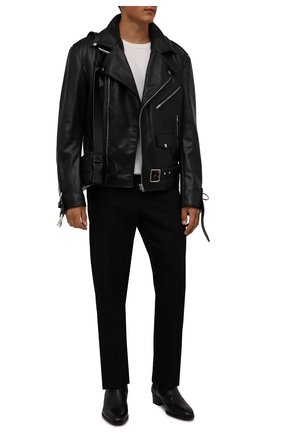 Мужская кожаная куртка VETEMENTS черного цвета по цене 299500 руб., арт. UA52JA910BL 2470/M | Фото 2 Мужская кожаная куртка VETEMENTS черного цвета, арт. UA52JA910BL 2470/M | Фото 2