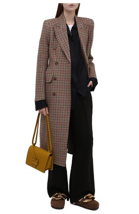 Женские замшевые сабо chain JW ANDERSON коричневого цвета по цене 54550 руб., арт. ANW35004B/14034 | Фото 2 Женские замшевые сабо chain JW ANDERSON коричневого цвета, арт. ANW35004B/14034 | Фото 2