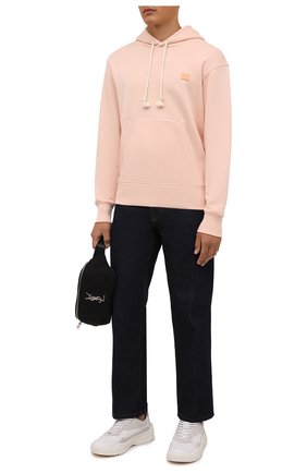 Мужской хлопковое худи ACNE STUDIOS светло-розового цвета по цене 25800 руб., арт. CI0075/M | Фото 2 Мужской хлопковое худи ACNE STUDIOS светло-розового цвета, арт. CI0075/M | Фото 2