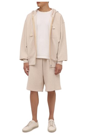 Мужской хлопковая толстовка ACNE STUDIOS бежевого цвета по цене 29500 руб., арт. CI0074/M | Фото 2 Мужской хлопковая толстовка ACNE STUDIOS бежевого цвета, арт. CI0074/M | Фото 2