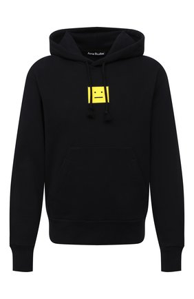Мужской хлопковое худи ACNE STUDIOS черного цвета по цене 35300 руб., арт. CI0073/M | Фото 1 Мужской хлопковое худи ACNE STUDIOS черного цвета, арт. CI0073/M | Фото 1 (Материал внешний: Хлопок; Длина (для топов): Стандартные; Рукава: Длинные; Мужское Кросс-КТ: Худи-одежда; Стили: Спорт-шик; Принт: С принтом)
