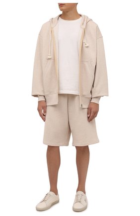Мужские хлопковые шорты ACNE STUDIOS бежевого цвета по цене 18100 руб., арт. CE0015/M | Фото 2 Мужские хлопковые шорты ACNE STUDIOS бежевого цвета, арт. CE0015/M | Фото 2