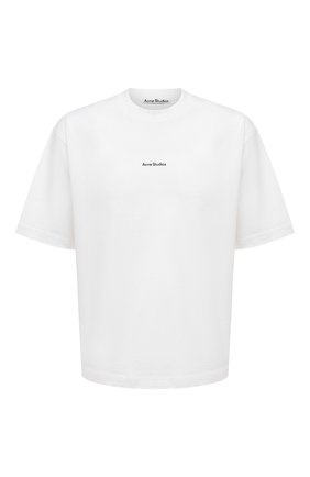 Мужская хлопковая футболка ACNE STUDIOS белого цвета по цене 19100 руб., арт. BL0278 | Фото 1 Мужская хлопковая футболка ACNE STUDIOS белого цвета, арт. BL0278 | Фото 1