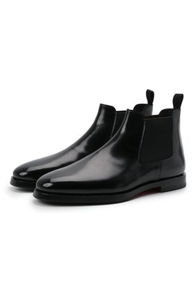 Мужские кожаные челси SANTONI черного цвета по цене 72600 руб., арт. MCCG17802SG3AVRTN01 | Фото 1 Мужские кожаные челси SANTONI черного цвета, арт. MCCG17802SG3AVRTN01 | Фото 1
