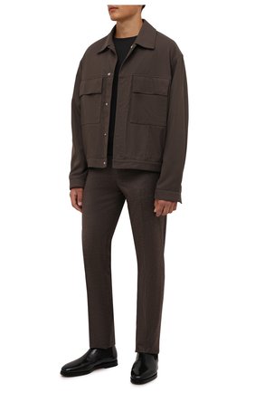 Мужские кожаные челси SANTONI черного цвета по цене 72600 руб., арт. MCCG17802SG3AVRTN01 | Фото 2 Мужские кожаные челси SANTONI черного цвета, арт. MCCG17802SG3AVRTN01 | Фото 2