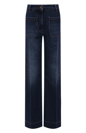 Женские джинсы VICTORIA BECKHAM синего цвета по цене 43350 руб., арт. 1521DJE002909A | Фото 1 Женские джинсы VICTORIA BECKHAM синего цвета, арт. 1521DJE002909A | Фото 1