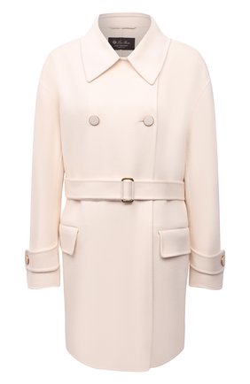 Женское кашемировое пальто LORO PIANA кремвого цвета по цене 739500 руб., арт. FAL7572 | Фото 1