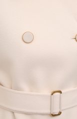 Женское кашемировое пальто LORO PIANA кремвого цвета, арт. FAL7572 | Фото 5 (Материал внешний: Шерсть, Кашемир; Рукава: Длинные; Длина (верхняя одежда): До середины бедра; 1-2-бортные: Двубортные; Стили: Кэжуэл)