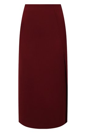 Женская шерстяная юбка LORO PIANA бордового цвета по цене 169500 руб., арт. FAL8031 | Фото 1