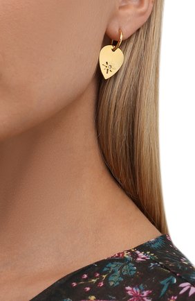 Женские серьги EXCLAIM золотого цвета по цене 7580 руб., арт. 053G1023E | Фото 2 Женские серьги EXCLAIM золотого цвета, арт. 053G1023E | Фото 2