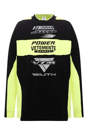 Мужская хлопковый лонгслив VETEMENTS черного цвета по цене 73950 руб., арт. UA52TR870Y 1613/M | Фото 1 Мужская хлопковый лонгслив VETEMENTS черного цвета, арт. UA52TR870Y 1613/M | Фото 1